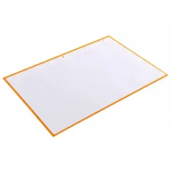 RECAMBIO LIDERPAPEL ANTARTIK DIN A4 4 TALADROS 90G/M2 CUADRO 5 MM 80 HOJAS 1 BANDA MARCO COLOR MOSTAZA