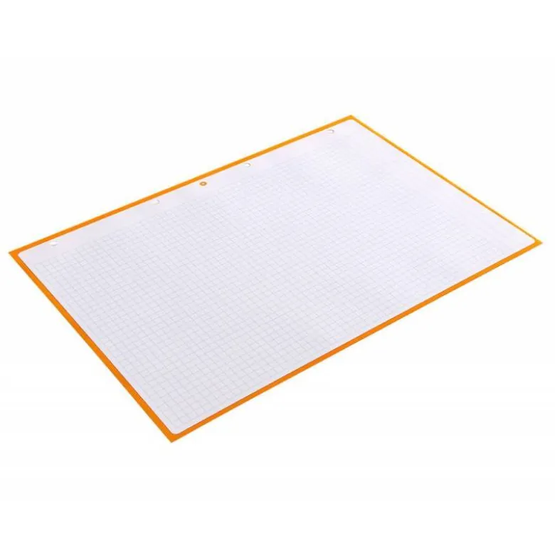 RECAMBIO LIDERPAPEL ANTARTIK DIN A4 4 TALADROS 90G/M2 CUADRO 5 MM 80 HOJAS 1 BANDA MARCO COLOR MOSTAZA