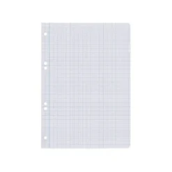 Recambio Liderpapel Cuarto 6 taladros 60gr cuadrícula 2mm