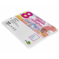 Recambio Liderpapel cuarto 2 taladros 70 gr cuadriculado pautado 8 mm
