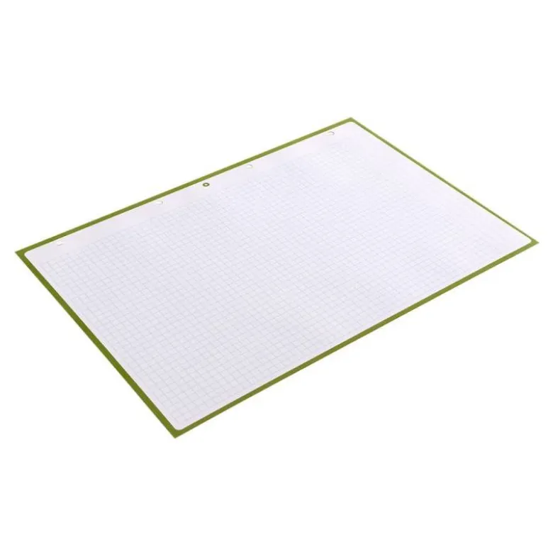 RECAMBIO LIDERPAPEL DIN A4 ANTARTIK 80 HOJAS 90G/M2 CUADRO 5MM 4 TALADROS 1 BANDA CON MARCO COLOR VERDE