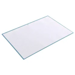 RECAMBIO LIDERPAPEL DIN A4 ANTARTIK 80 HOJAS 90G/M2 CUADRO 5MM 4 TALADROS 1 BANDA CON MARCO COLOR CELESTE