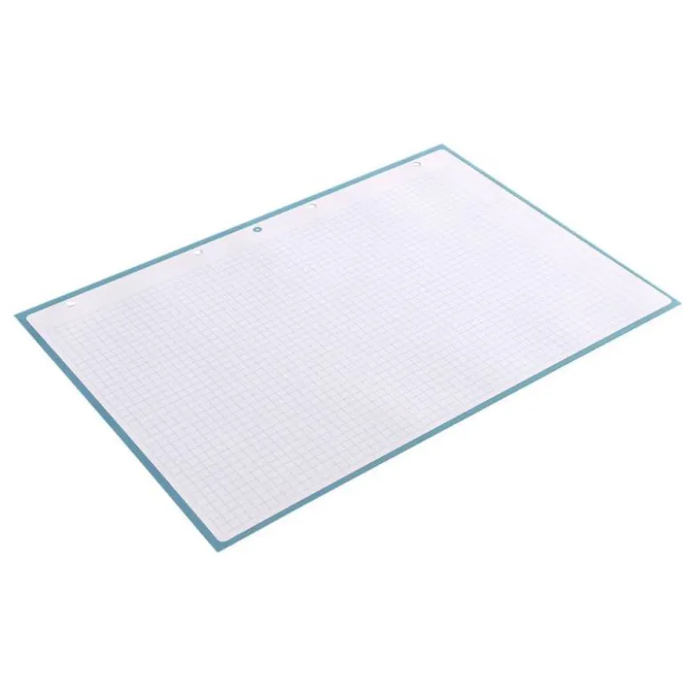 RECAMBIO LIDERPAPEL DIN A4 ANTARTIK 80 HOJAS 90G/M2 CUADRO 5MM 4 TALADROS 1 BANDA CON MARCO COLOR CELESTE