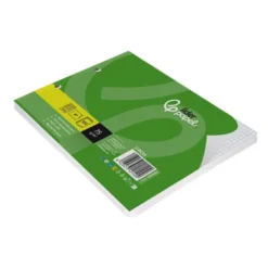 RECAMBIO LIDERPAPEL DIN A5 APAISADO 100 HOJAS 75 GR CUADRO 4 MM 2 TALADROS CON MARGEN