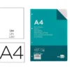Recambio Liderpapel DIN A4 100 hojas 100g/m2 liso con margen y con 4 taladros.