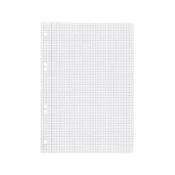 RECAMBIO LIDERPAPEL DIN A5 100 HOJAS 75 GR CUADRO 6MM CON MARGEN 6 TALADROS