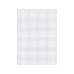 RECAMBIO LIDERPAPEL DIN A4 100 HOJAS 75 GR CUADRO 6 MM 4 TALADROS CON MARGEN