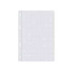 RECAMBIO LIDERPAPEL DIN A5 100 HOJAS 75 GR CUADRO 3MM CON MARGEN 6 TALADROS