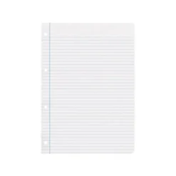 RECAMBIO LIDERPAPEL DIN A4 100 HOJAS 75 GR HORIZONTAL CON MARGEN 4 TALADROS
