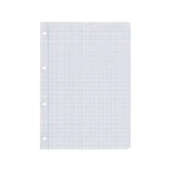 RECAMBIO LIDERPAPEL DIN A4 100 HOJAS 75 GR MILIMETRADO SIN MARGEN 4 TALADROS