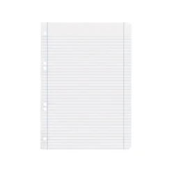 RECAMBIO LIDERPAPEL DIN A5 100 HOJAS 75 GR HORIZONTAL CON MARGEN 6 TALADROS