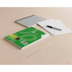 RECAMBIO LIDERPAPEL DIN A5 100 HOJAS 75 GR HORIZONTAL CON MARGEN 6 TALADROS