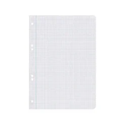 RECAMBIO LIDERPAPEL DIN A4 100 HOJAS 75 GR CUADRO 4 MM CON MARGEN 16 TALADROS