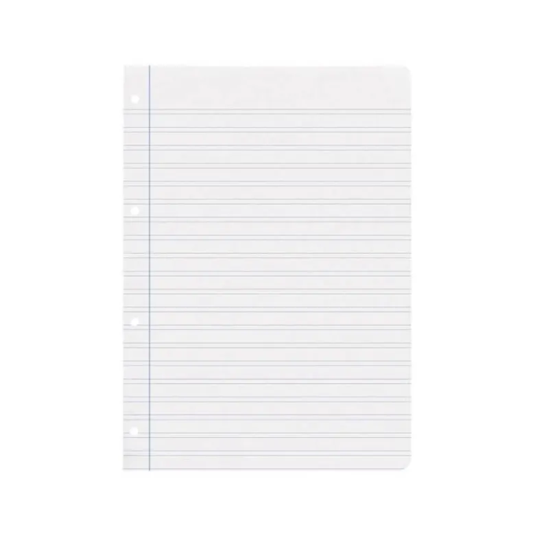 RECAMBIO LIDERPAPEL DIN A4 100 HOJAS 75 GR PAUTA 4 3.5MM CON MARGEN 4 TALADROS