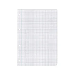 RECAMBIO LIDERPAPEL DIN A4 100 HOJAS 75 GR CUADRO 4 MM CON MARGEN 4 TALADROS
