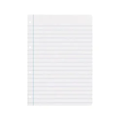 RECAMBIO LIDERPAPEL DIN A4 100 HOJAS 75 GR PAUTA 5 2.5MM CON MARGEN 4 TALADROS