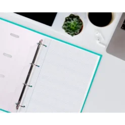 RECAMBIO LIDERPAPEL DIN A4 100 HOJAS 100G/M2 CUADRO 3MM CON MARGEN 4 TALADROS