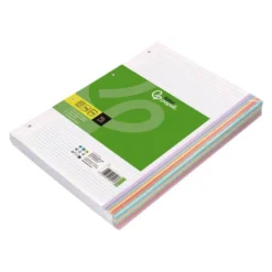 Recambio Liderpapel DIN A5 6 taladros 80 gr cuadrícula 5mm