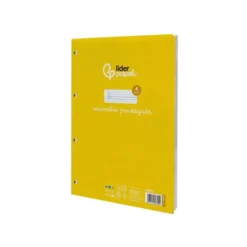 Recambio Liderpapel DIN A4 4 taladros 70 gr cuadriculado pautado 4 mm