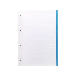 Recambio Liderpapel DIN A4 4 taladros 100 gr rayado horizontal