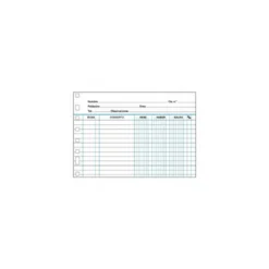 Recambio Multifin cuarto apaisado 8 taladros 90 gr para cuentas corrientes