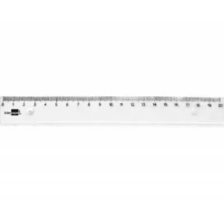 Regla de plastico Liderpapel Irrompible Transparente 20 cm