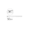Regla de plastico Liderpapel Irrompible Transparente 50 cm