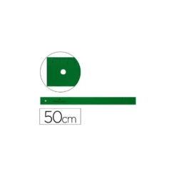 Regla faber castell 50 cm plastico verde