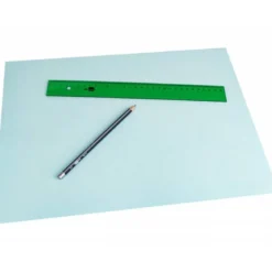 Regla liderpapel 30 cm acrilico verde.