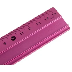 REGLA LIDERPAPEL 15 CM ALUMINIO COLORES SURTIDOS
