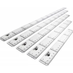 Regla liderpapel plastico cristal 50 cm.