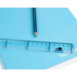 Regla liderpapel plastico cristal 20 cm.