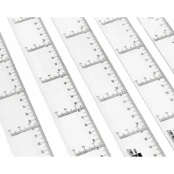 Regla liderpapel plastico cristal 40 cm.