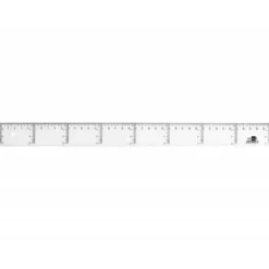 Regla liderpapel plastico cristal 40 cm.