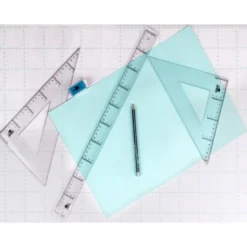 Regla liderpapel plastico cristal 60 cm.