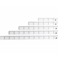 Regla liderpapel plastico cristal 60 cm.