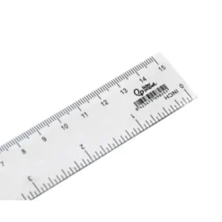 REGLA LIDERPAPEL PLASTICO CRISTAL 15 CM