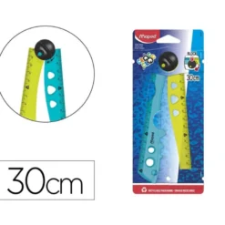 REGLA MAPED PLASTICO PLEGABLE CROC CROC BLISTER DE 1 UNIDAD 15 CM + 1 UNIDAD 30 CM
