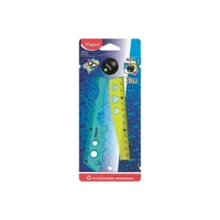 REGLA MAPED PLASTICO PLEGABLE CROC CROC BLISTER DE 1 UNIDAD 15 CM + 1 UNIDAD 30 CM