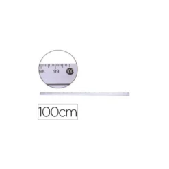 Regla metálica aluminio Marca Q-connect 100CM