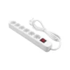 Regleta 6 tomas Mediarange sin interruptor 1,4 m