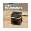 REGLETA FELLOWES CUBO MULTIENCHUFES 3 TOMAS CORRIENTE + 2XUSB C + A USB A COLOR NEGRO