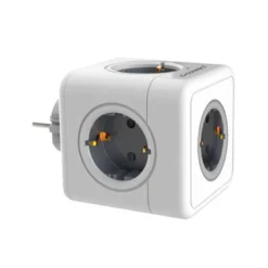REGLETA Q-CONNECT DE CUBO ENCHUFE MULTIPLE POWER CUBE 5 EN 1 DIRECTO A PARED 5 TOMAS DE CORRIENTE 75X75X112MM