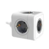 REGLETA Q-CONNECT DE CUBO ENCHUFE MULTIPLE POWER CUBE 5 EN 1 CABLE DE 1,4 MT 5 TOMAS DE CORRIENTE 75X75X112MM