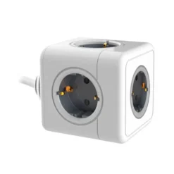 REGLETA Q-CONNECT DE CUBO ENCHUFE MULTIPLE POWER CUBE 5 EN 1 CABLE DE 1,4 MT 5 TOMAS DE CORRIENTE 75X75X112MM