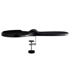 REPOSABRAZOS ERGONOMICO Q-CONNECT CON ALFOMBRILLA DE RATON Y APOYO DE MUÑECA COLOR NEGRO 220X140X480 MM