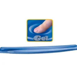 Reposamuñeca Fellowes para teclado color Azul