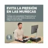 REPOSAMUÑECAS FELLOWES MINI BREYTA NEGRO 190X70X25 MM