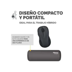 REPOSAMUÑECAS FELLOWES MINI BREYTA NEGRO 190X70X25 MM