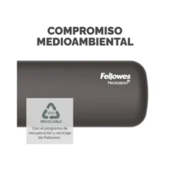 REPOSAMUÑECAS FELLOWES MINI BREYTA NEGRO 190X70X25 MM